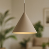 Pojedyńcza lampa wisząca w kolorze kaszmir CAPITAL TAUPE Ø32cm 1xGX53 Milagro MLP2469