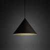 Lampa wisząca metalowy stożek w odcieniu brązu 33,5cm CONO L NEW BROWN 1XE27 Tk Lighting 11377