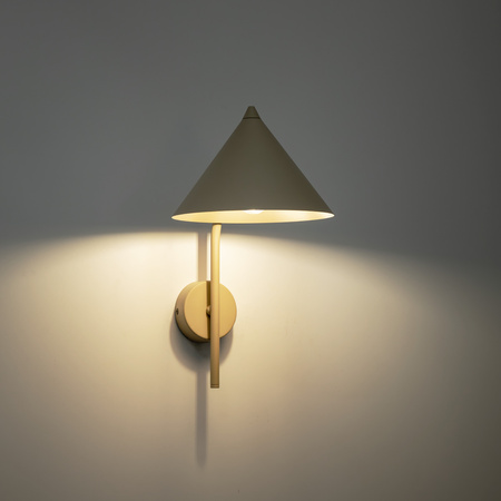 Kinkiet metalowy z kloszem w kształcie stożka CONO SABIA 1XE27 Tk Lighting 11474