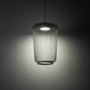 Lampa wisząca z wysokim ażurowym kloszem cylindrycznym w kolorze szałwiowym 1xGX53 KENAI B Nowodvorski 12225