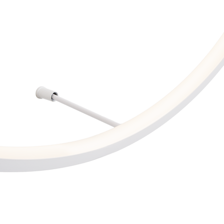 Kinkiet biały pierścień LED 3000K o średnicy 60cm IP44 Maxlight W0434 Visual 24W