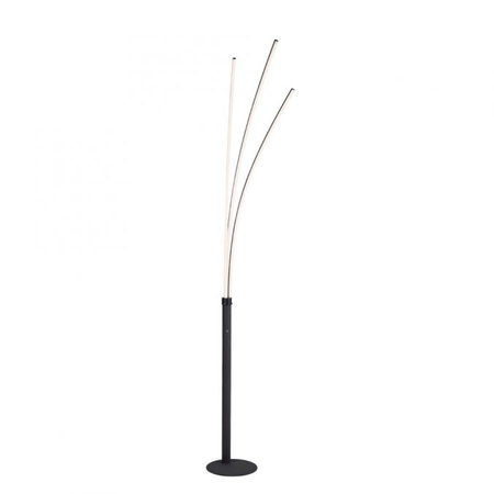 Lampa podłogowa czarna MAJA LED Leuchten Direkt 15383-18