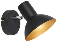 DISO LAMPA KINKIET 1X40W E27 CZARNY+ZLOTO Candellux 91-63410