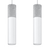 Lampa wisząca BORGIO 2 beton Sollux SL.0648 / SL.0651 - kolor do wyboru