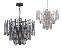 Lampa wisząca kryształowa LUKAS Italux PND-43383-9 - kolor do wyboru