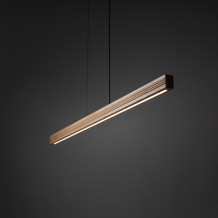 Lampa wisząca liniowa 120cm LED 3000K VIGA WOOD LED SOSNA SZCZOTKOWANA POSTARZANA Tk Lighting 11651