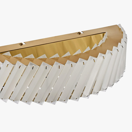 Złoty kinkiet kryształowy Deluxe 12W LED Milagro ML2778
