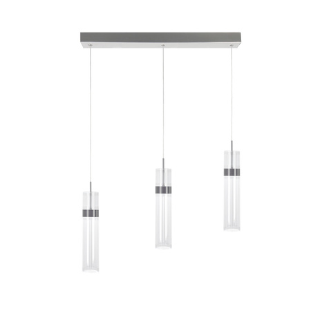 Lampa wisząca Ambiente 3 srebrna LED CCT Light Prestige LP-1510/3L CH