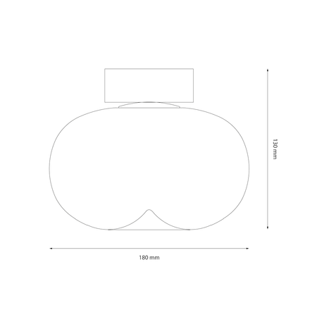 Lampa sufitowa Vaso 4W Biały Milagro ML1410