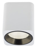 MAXLIGHT C0156 LAMPA SUFITOWA TUB KWADRAT BIAŁY+ PIERŚCIEŃ OZDOBNY BIAŁY RC0155/C0156 WHITE