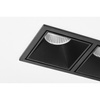 Podtynkowa podwójna czarna oprawa z funkcją CCT OKOS 2 20W CCT SWITCH BK AZZARDO AZ5995