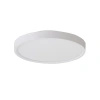 Biały okrągły plafon sufitowy o średnicy 30cm z dodatkowym podświetleniem sufitu ARNOR 30 ROUND CCT (18W+15W) WH AZZARDO AZ6538