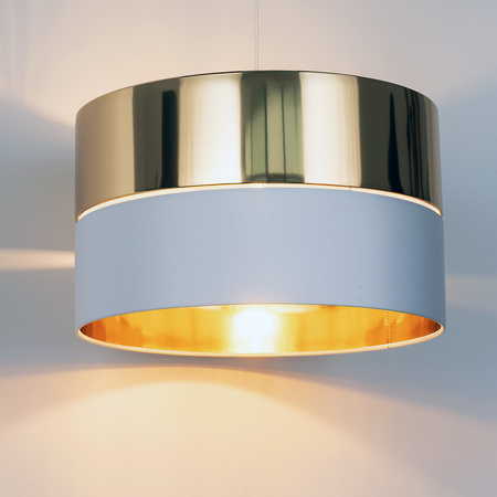 Lampa wisząca pojedyncza HILTON WHITE/GOLD TK Lighting 4771