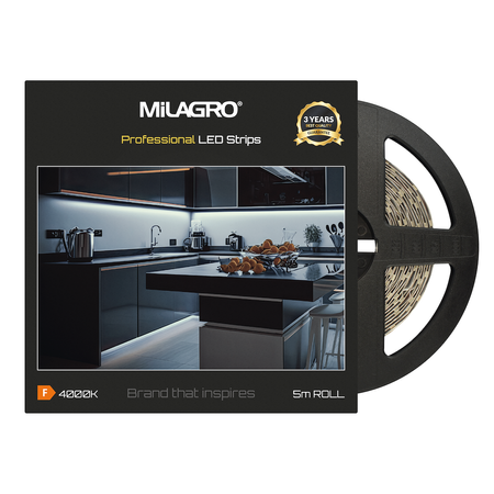 Taśma Led Premium 120/m 4000K IP20 5m Milagro ML4754