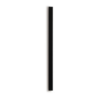 Czarny metalowy płaski kinkiet pionowy 160cm podświetlający ściane 3000K IP20 COMMA LED L Nowodvorski 11878