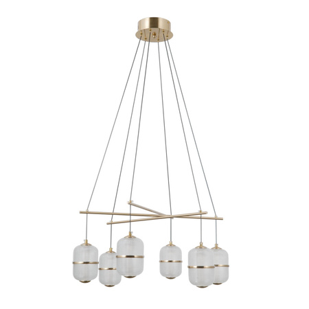 Lampa wisząca Alani złota LED 3000K Italux PND-34375-6-HBR