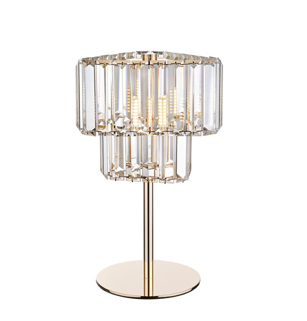  Lampka stołowa złota kryształowa HELIOS 1xG9 Zuma Line T0496-01G-F7AC