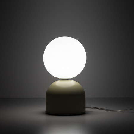 Lampka nocna w kolorze pistacjowym wysokość 21cm MIKI PISTACIO 1XG9 Tk Lighting 11389