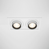 Oprawa podwójna biała wpuszczana z wyjmowanymi reflektorami Hidden LED 3000K DL095-02-10W3K-W Maytoni