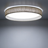 Okrągla lampa sufitowa w kolorze beżowym 42,5cm DEMI JUTA LED LED Tk Lighting 11859