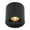 Czarna mocna tuba sufitowa natynkowa o średnicy 11,8cm  LED 3000K BLAZE BLACK 30W Tk Lighting 18145