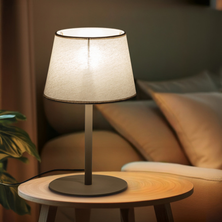 Lampka nocna 36cm z abażurem 1xE27 MAJA SABIA Tk Lighting 16179