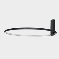 Minimalistyczna lampa sufitowa czarny okręg 60cm VINCENT 60 BK AZZARDO AZ6201