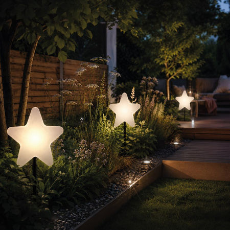 Gwiazda Ogrodowa Star 50cm 1xE27 IP44 Biały Milagro Eko-Light EKO0267