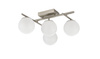 Lampa sufitowa 4 mleczne kule NEBULA LED Zuma Line MS223141-SN