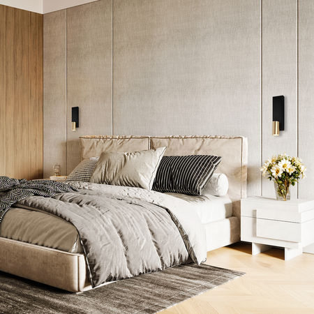 Kinkiet GENESIS WALL BLACK GOLD 1xGU10 Milagro ML0379