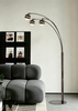Lampa podłogowa trójka Biarritz czarny chrom Aviano Lighting 3047-305