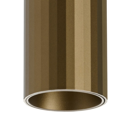 Cienka złota tuba natynkowa LED o wysokości 27cm WIKING 18W CCT SWITCH GO Azzardo AZ5975