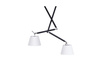 Lampa wisząca ZYTA 2 S chromowana AZzardo MD2300-2S abażurki od 20cm do 30 cm - kolor do wyboru