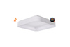 Kwadratowy biały plafon 80cm sterowany pilotem SOLVENT S TOP 80 CCT SMART WH + REMOTE CONTROL AZZARDO AZ4009