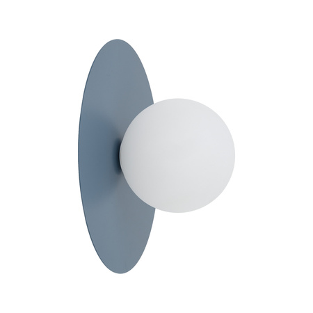 Kinkiet okragły z białą szklaną kulą PIXI NAVY 1xG9 Tk Lighting 11428