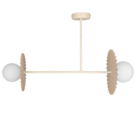 Lampa wisząca Bloom 2xG9 Beż-Taupe Milagro MLP0298