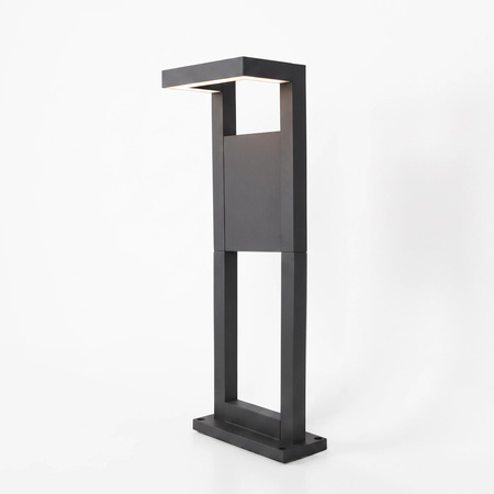 Ciemnoszara lampa ogrodowa LED 50cm BERGAMO GREY Kaja Lighting K-8251