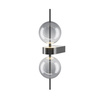 Nowoczesny kinkiet szklane dymione dwie kule LED 3000K Double Moon MOD478WL-L8B3K Maytoni