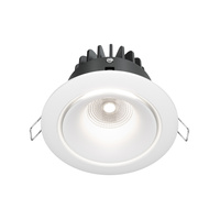 Białe oczko podtynkowe 9,8cm LED 4000K Yin DL031-L12W4K-W Maytoni