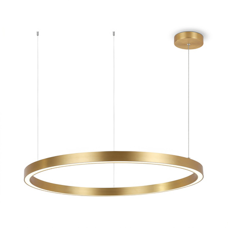 Lampa wisząca Midway złota duży okrąg 80cm LED 3000K Light Prestige LP-033/1P L GD