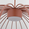 Druciana lampa wisząca 58cm w ceglastym kolorze SPHERA M BRICK 1xGX53 Tk Lighting 11305