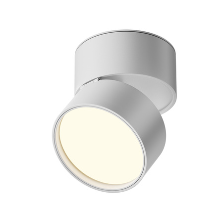 Biała natynkowa tuba regulowana o średnicy 8,5cm LED 3000K Onda C024CL-12W3K-W-1 Maytoni
