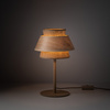 Lampka stołowa KALUM WOOD + juta 1XE27 Tk Lighting 16224