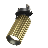 Podtynkowa ryflowana tuba sufitowa regulowana 1xGU10 Calipso C110CL-01-GU10-BS Maytoni