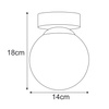Lampa sufitowa K-5360 z serii INEZ Kaja Lighting