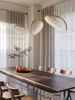 Nowoczesna lampa wisząca złota z efektownym akrylem Empire 17W LED 3000K Maxlight P0637D