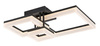 Lampa sufitowa trzy czarne kwadraty LED zmienna barwa światła Amilia Rabalux 71386