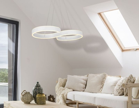 Lampa wisząca INFINITY LED WHITE BLACK Milagro ML5493 ML5479 - kolor do wyboru