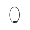 Kinkiet ścienny pierścień 60cm czarny Ringa M LED IP44 WL0116-M-BK Yaskr