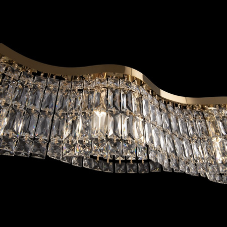 Lampa wisząca kryształowa złota DUNE Maytoni DIA005PL-06G